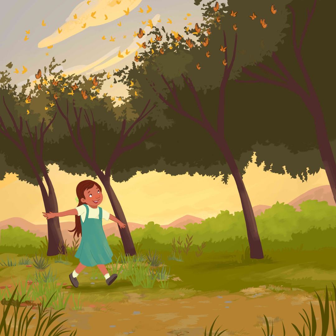 Children's Book Illustrator Junipers Butterfly Garden