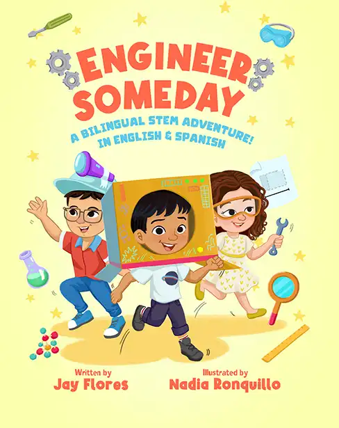 Engineering children by Nadia Ronquillo Illustrator